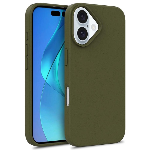Mobile Phone Biodegradable Eco Friendly Phone case for iPhone 16 case Wheat Straw Phone case for IPhones