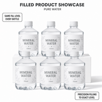 Machine industrielle entièrement automatique monobloc 3 en 1 pour le rinçage, le remplissage et le bouchage automatiques de bouteilles en PET et en verre pour boissons liquides