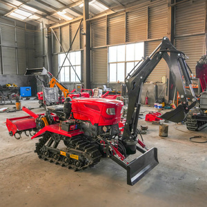 Livraison Gratuite Motoculteur Rotatif Multifonctionnel sur Chenilles pour Verger avec Moteur EPA, Tracteur sur Chenilles, Cultivateur Rotatif, Prix - Product Image 1