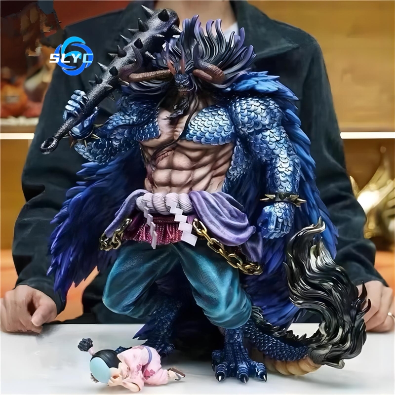 40CM Manga Figurine Statue Orc Black Pearl Dragon Kaido