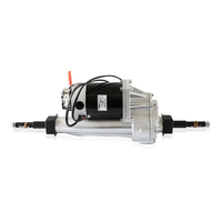Transaxle motor 24V 800W 125Rpm DC motor transaxle untuk kendaraan listrik 40:1
