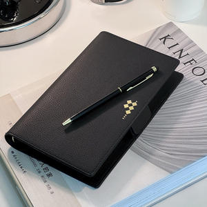 <span class=keywords><strong>Carnet</strong></span> à couverture rigide en cuir PU A5 avec étiquette métallique, planificateur à feuilles mobiles, <span class=keywords><strong>carnet</strong></span> <span class=keywords><strong>de</strong></span> notes <span class=keywords><strong>de</strong></span> bureau, <span class=keywords><strong>carnet</strong></span> d'affaires - Product Image 4
