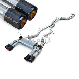 Système d'échappement en acier inoxydable avec silencieux pour BMW M3 M4 <span class=keywords><strong>F80</strong></span> F82 F83 3.0T 2014-2019, échappement Catback, amélioration du son du véhicule - Product Image 3