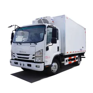 日本のミートフックディーゼル冷蔵庫トラックモバイル冷蔵コンテナトラック