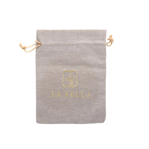 Custom <b>White</b> Burlap Sack Linen Jute Yarn Jewelry Gift Drawstring Envelope Pouches for Luxury Stone Jewellery <b>Small</b> Packaging <b>Bag</b> - Product Image 3