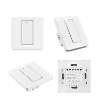 Interruptor de Luz Zigbee 3.0 de 1/2/3 Vías, Estándar Europeo, Sin Capacitor, Un Solo Neutro, Universal, Compatible con Alexa y Google Home