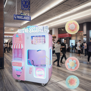 2025 New Commercial Full Automatic <strong>Cotton</strong> <strong>Candy</strong> Vending Machine Self-Service Robot <strong>Sugar</strong> for Business - Product Image 1