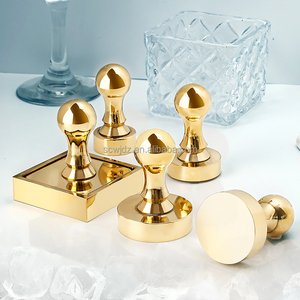Logotipo de cubo de negocios personalizado, sello de latón, sello de cera, sello de identificación de bloque de hielo - Product Image 5