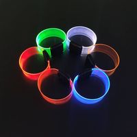 Bracelets LED Activés par le Son pour Fêtes, Bracelets Magnétiques à Couleurs Changeantes, Bracelets Lumineux LED