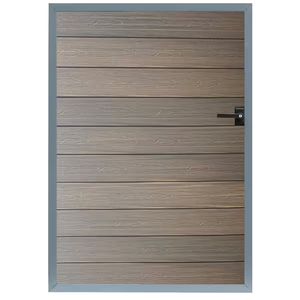 מותאם אישית חיצונית wpc חומר מהולכי רגל שער אחד הליכה שער צבעים שונים לחץ 3D כלול - Product Image 3