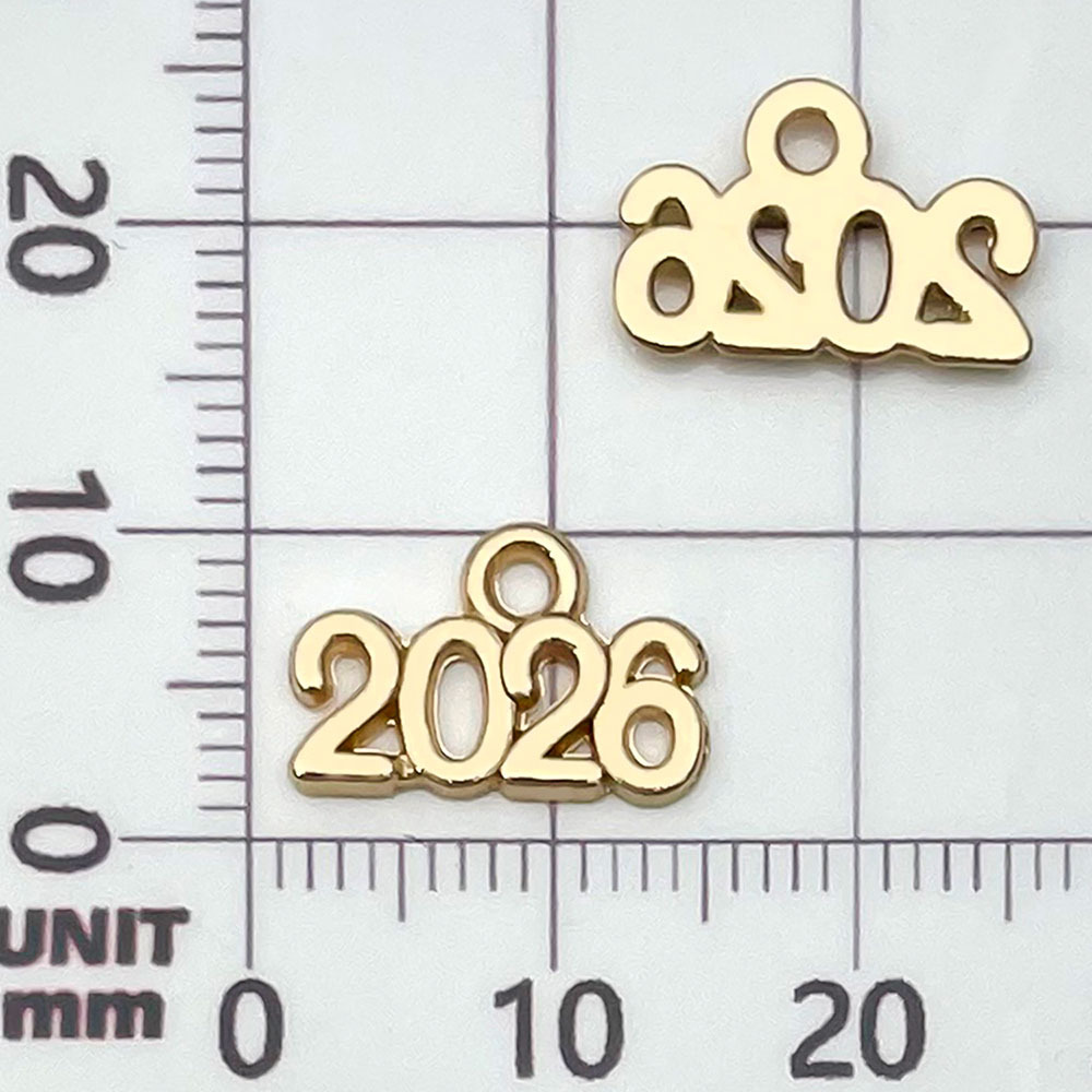 ทอง KC 1 ชิ้น ปี 2026 ตัวเลข - 0.5 กรัม - 14*9 มม. - 21817