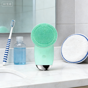 Brosse nettoyante électrique en silicone étanche <span class=keywords><strong>Hotbird</strong></span> OEM pour le visage, éliminateur de points noirs, masseur facial chauffant, exfoliant liftant pour la peau - Product Image 1