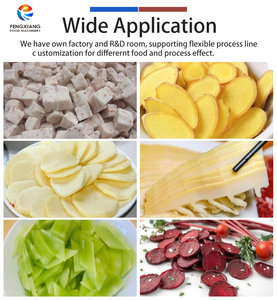 Ligne de traitement du gingembre personnalisée 1T/H, machine de lavage, de pelage, de blanchiment et de découpe du gingembre - Product Image 5