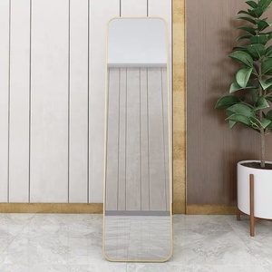 SWT Portable <strong>Standing</strong> Dressing Floor <strong>Mirror</strong> Long Full-Length with Frame for Barbershops - Product Image 4
