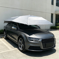 Parasol de voiture en tissu Oxford 4,2M*2,3M, imperméable et résistant aux UV, auvent de protection extérieur pour berline - Vente en gros