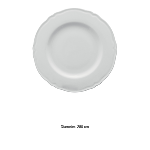 Saturnia Prague Flat <b>Plate</b> 28 cm - Product Image 3
