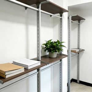 ยืนตรงและตั้งตัวดี แข<span class=keywords><strong>ว</strong></span>น<span class=keywords><strong>เสื้อผ้า</strong></span>ลงบนพื้น ประกอบ<span class=keywords><strong>เอง</strong></span> <span class=keywords><strong>ทำ</strong></span><span class=keywords><strong>เอง</strong></span> ห้องเก็บ<span class=keywords><strong>เสื้อผ้า</strong></span>และหมวกแบบเปิด หนา - Product Image 6