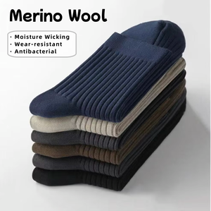 <span class=keywords><strong>Calcetines</strong></span> de <span class=keywords><strong>lana</strong></span> <span class=keywords><strong>merino</strong></span> personalizados con logotipo, de compresión en el arco, transpirables, que absorben la humedad, para correr y hacer senderismo. - Product Image 1