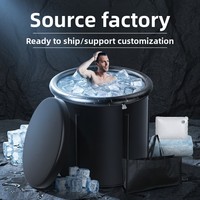 Baignoire Gonflable Pliable en PVC Portable pour Bain de Glace et Plongée Froide 330L – Thérapie de Récupération Chaud/Froid SPA Adulte – Vente en Gros