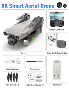 Drone télécommandé électrique <span class=keywords><strong>à</strong></span> trois caméras L107, avec capacités <span class=keywords><strong>de</strong></span> prise <span class=keywords><strong>de</strong></span> vue haute définition, drone pliable. - Product Image 5