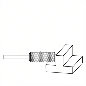 Cortador Rotatorio Fervi Md, Herramienta de Corte de Diamante Larga para Metal y Piedra - Product Image 1