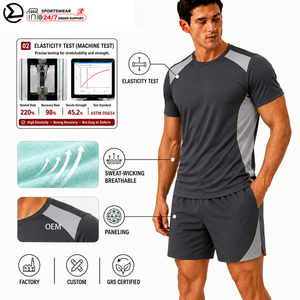 PRO Custom Tracksuit For Men Breathable Quick Dry Shorts Leisure Sportswear