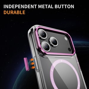 Étui transparent magnétique antichoc pour <span class=keywords><strong>iphone</strong></span> 17 Air 16 Pro Max Plus Protecteur de caméra de couverture de téléphone portable d'angle - Product Image 5