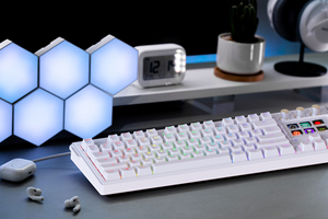 Custom K1 Pro Office <span class=keywords><strong>Keyboard</strong></span>-Interruptor Vermelho, Visual LCD Botões, Rotary Dials-Projetado para Workflow Automation, Fornecimento de Fábrica - Product Image 6