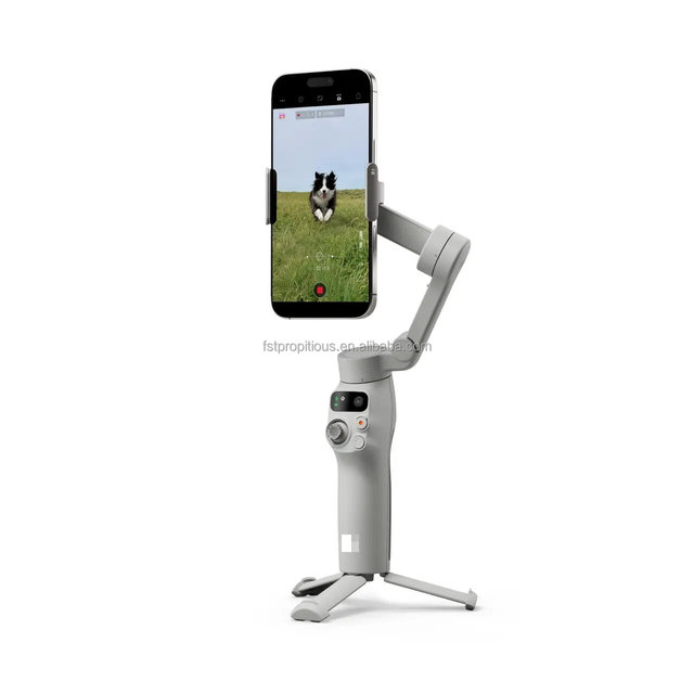 Wholesale Osmo Mobile7 Phone Gimbal Stabilizer with Tripod Handheld Magnetic Design Active Track Portable for Living Stream