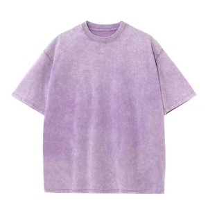 Wholesale Acid Washed Cotton Tee <strong>Shirt</strong> High Quality Streetwear Distressed Retro Tshirt Custom <strong>Mens</strong> Oversized Vintage T <strong>Shirts</strong>