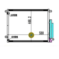 Condensateur de climatisation automobile 80100TBAA01 pour HONDA CIVIC, prix fabricant, haute qualité