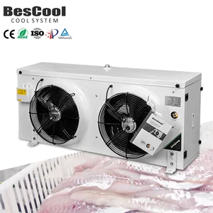 New 5HP -18Degree 60CBM Industrial Evaporative Air Cooler Energy Saving Cold Room Cooler for Frozen Fish Processing Plant