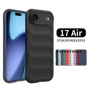 Funda para iPhone 17, tacto suave, color sólido, recortes precisos, cobertura total, resistente a caídas, funda blanda - Product Image 2