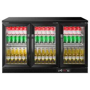 MUXUE 300L Compressor Under Counter Fridge Mini Bar/Beverage Cooler/ Display Fridge/Drinks Cooler