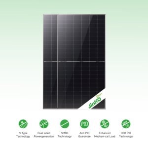 Jinko Công Suất Cao Sử Dụng Nhà Nửa Di Động Tấm Pin Mặt Trời Quang Điện 715W 710W 720W 725 Watt Cho Năng Lượng Mặt Trời Hệ Thống Điện - Product Image 4