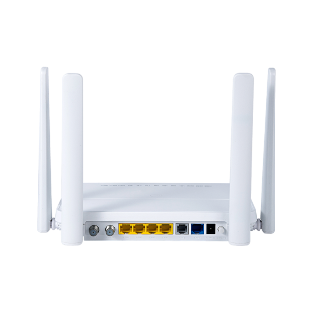 XGSPON EPON ONU 2.5G+4G+WIFI+2CATV+POTs+2USB Fiber Optic Equipment Enterprise Routers
