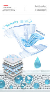 Одноразовые детские подгузники 6-11 кг, 56 шт./упаковка - Product Image 4