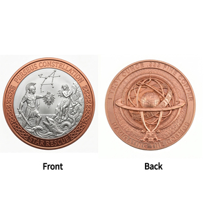 Moneda Conmemorativa <span class=keywords><strong>de</strong></span> 1 oz, .999 Cobre Puro, Redonda, Constelación <span class=keywords><strong>de</strong></span> Perseo, Estrella del Rescate, Medusa, Andrómeda, Mitología Griega - Product Image 2