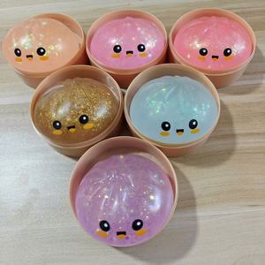 ตุ๊กตาซาลาเปาขนมหวานมอลโทสแบบใหม่ ประดับกลิตเตอร์สุดฮิต ตุ๊กตาซาลาเปาขนาดใหญ่พร้อมกล่องนึ่ง ของขวัญเล็กๆ น้อยๆ สำหรับเทศกาลคริสต์มาส ของเล่นรูปอาหาร - Product Image 4
