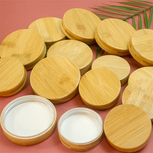 Coperchi Decorativi Ecologici in Bambù e <span class=keywords><strong>Legno</strong></span> Intagliati per Tazze e Barattoli, Ideali per Decorazioni Festive e Regali - Product Image 5