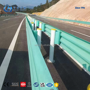 Barriera di sicurezza del Guardrail della forma d'onda del Guardrail in acciaio rinforzato per la sicurezza stradale W fascio Guardrail barriera di traffico - Product Image 3