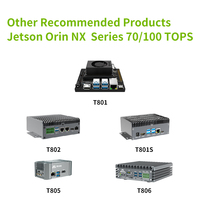 117 TOPS Super Mode 2 puertos RJ45 POE Edge Computing AI Box Nvidia Jetson Orin NX 8GB compatible con detección facial conteo de personas
