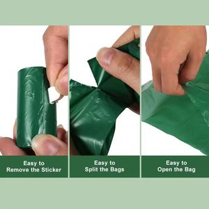 Eco-Friendly <b>Compostable</b> Dog Poop <b>Bags</b> and Dispenser China Manufacturer Wholesale Plastic Dog Poop <b>Bag</b> Holder - Product Image 3