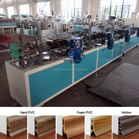 Machine de stratification automatique de traitement de surface de cadre de porte solide de produits de PVC de BOGDA WPC