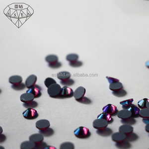 ASFA207 Cristal Redondo Fucsia AB Brillante Hot Fix Rhinestones Colores Brillantes Elegante Durable Para Uñas Arte Ropa Camisetas Decoración - Product Image 2