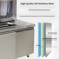 Machine à glaçons intégrée sous comptoir en acier inoxydable sur mesure, équipement commercial de fabrication de glaçons en cubes pour café et restaurant