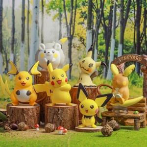 Figura de Anime 100% Original de Pokémon, Pikachu <span class=keywords><strong>Raichu</strong></span> con Ataque de Poder, Adorno Coleccionable de Escritorio, Juguete de Moda al por Mayor, Regalo - Product Image 2