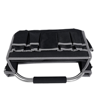 Sacs à outils de detailing automobile OEM portables de haute qualité, résistants à l'eau (600D/1680D), multi-compartiments, avec poche extérieure pliable à ouverture supérieure