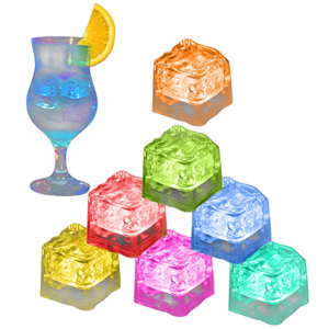Colorful Fast Flash Slow Flash Ice <b>Cube</b> <b>Light</b> LED Waterproof for Thanksgiving Father's Day Ramadan Graduation Party KTV Bar Use - Product Image 1
