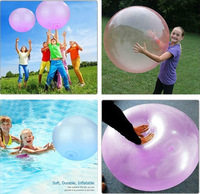 Jouets gonflables en caoutchouc souple de ballon à bulles extensible Transparent de haute qualité pour les enfants pour Halloween